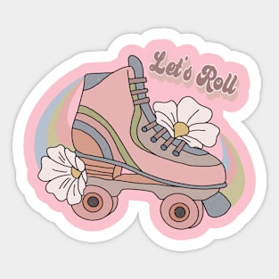 Let's Roll Sticker